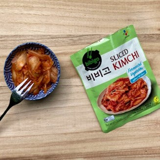 Bibigo Kimchi geschnitten