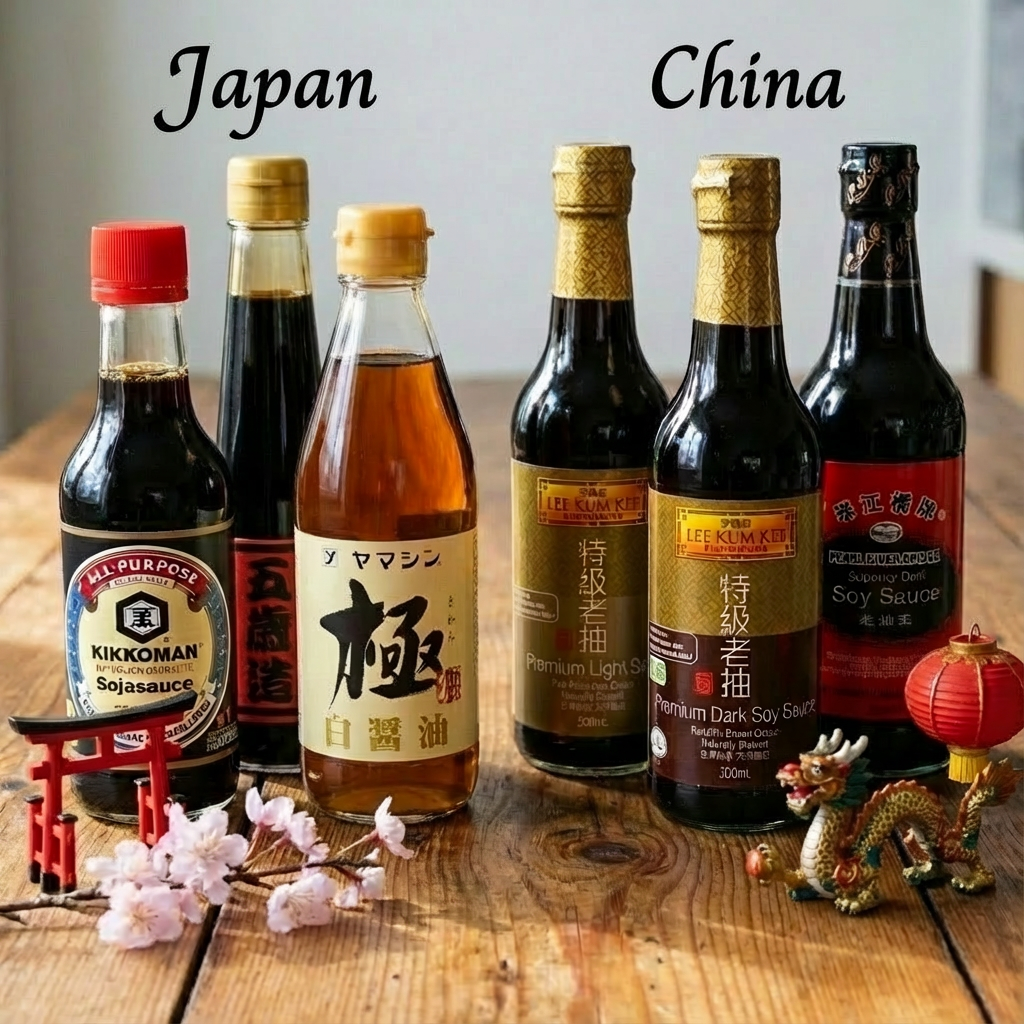 Warum schmecken chinesische Sojasaucen anders als japanische?