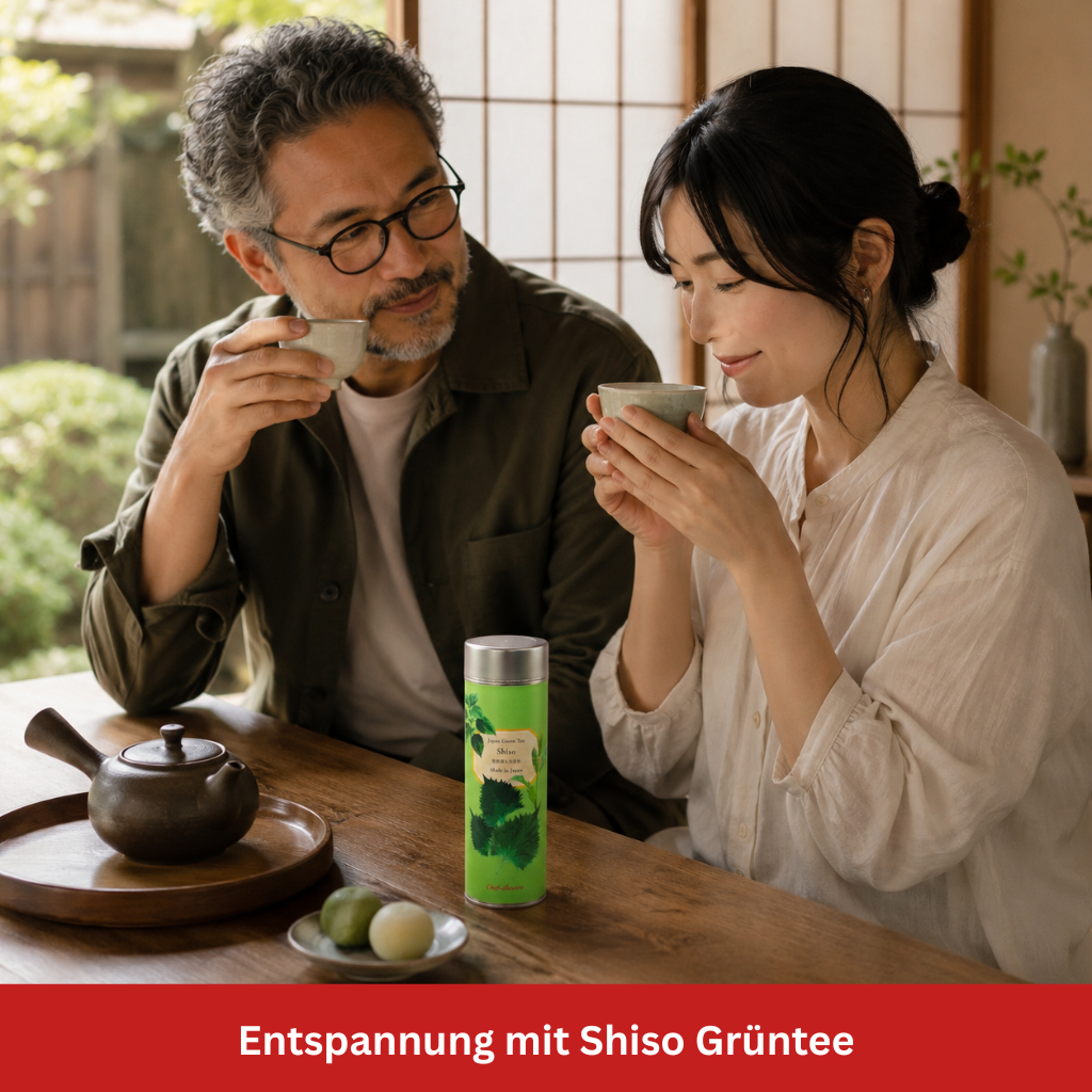 Grüntee mit Shiso