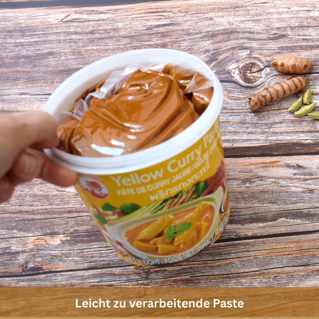 Konsistenz gelbe Currypaste