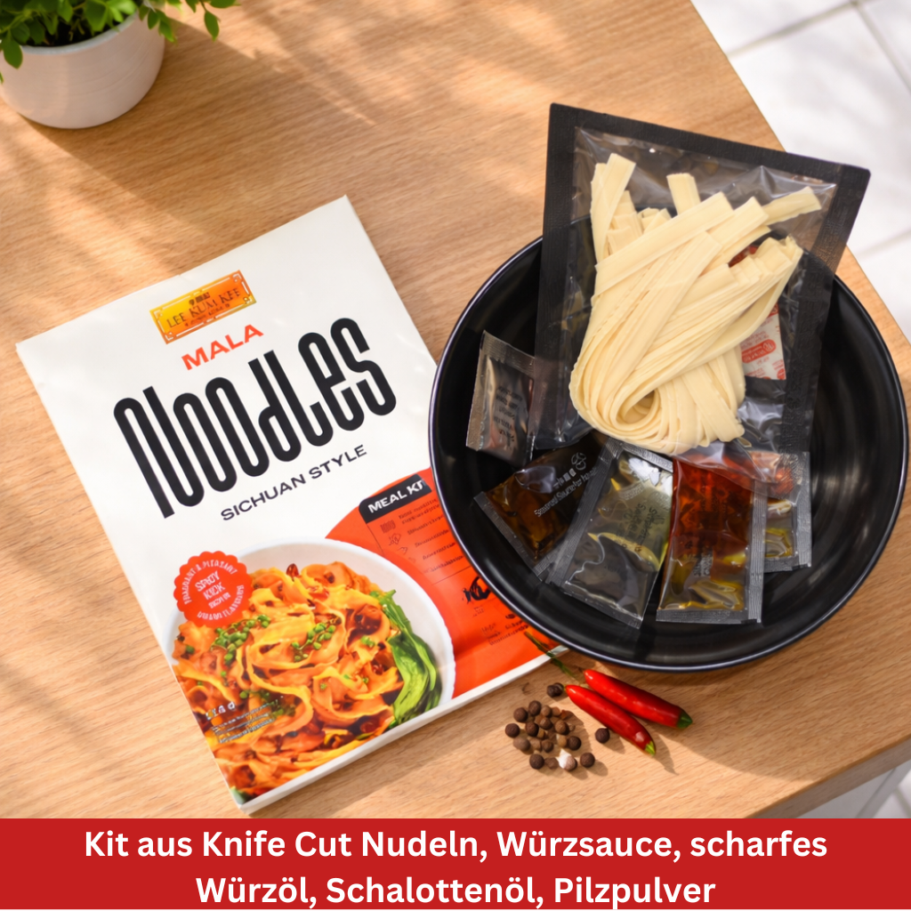 LKK Mala Nudeln Zutaten Stillife
