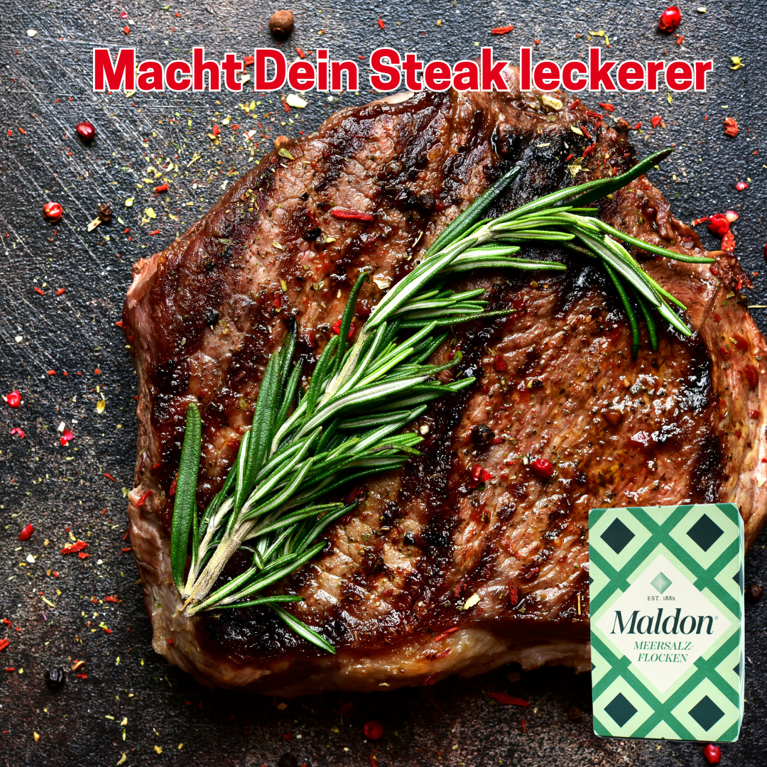 Maldon Sea Salt für Steak