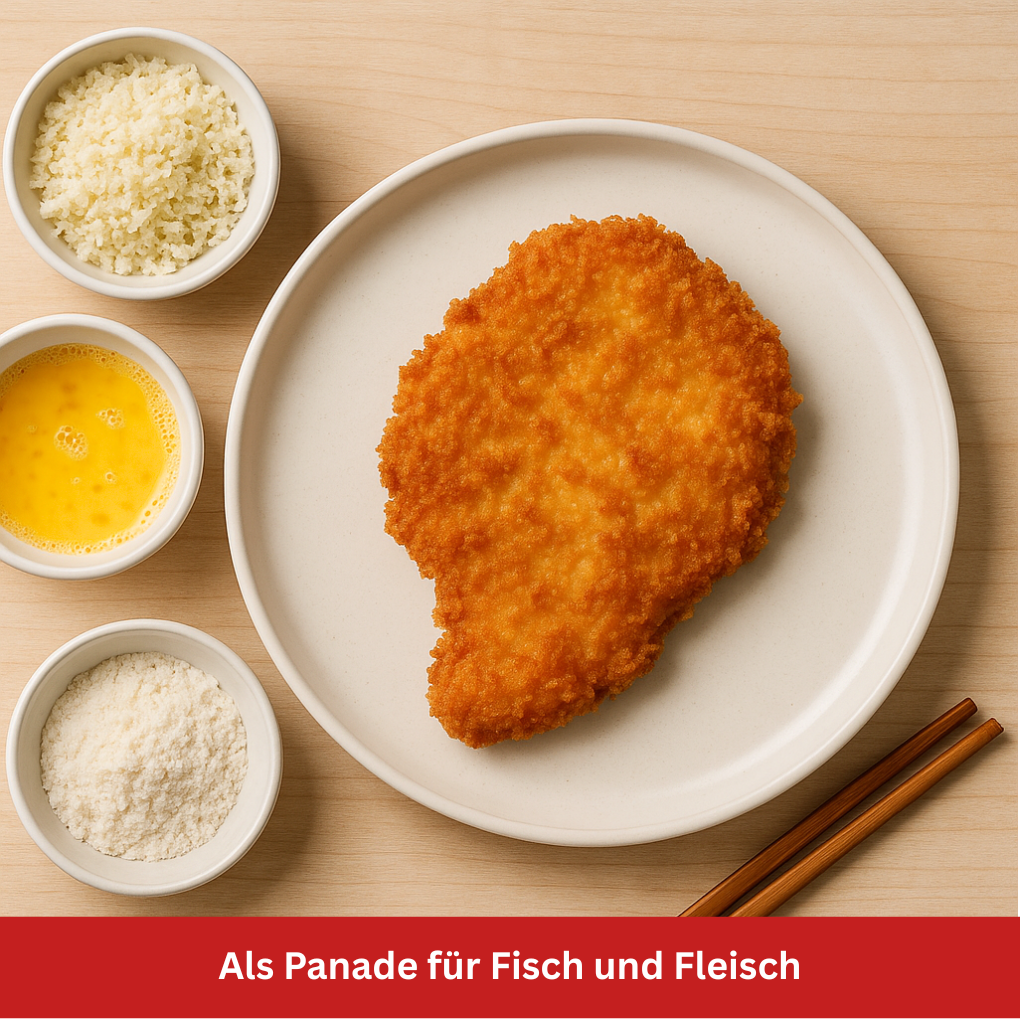 Panko für Fisch und Fleisch Stillife