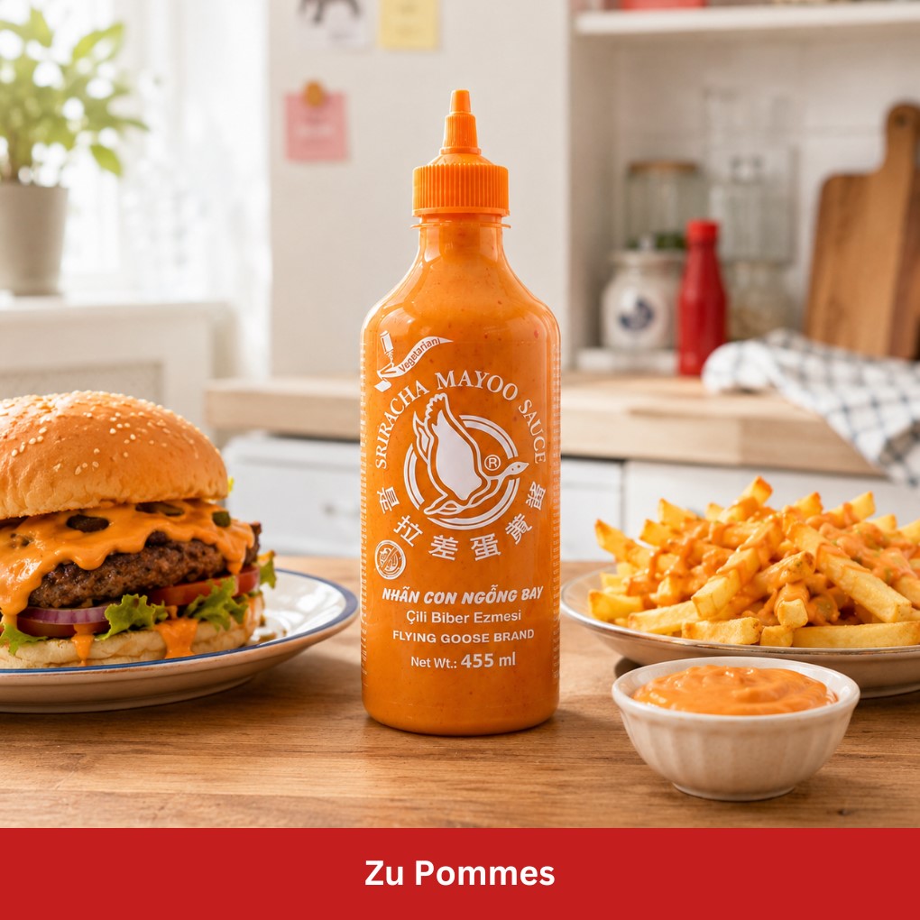 Sriracha Mayo zu Pommes