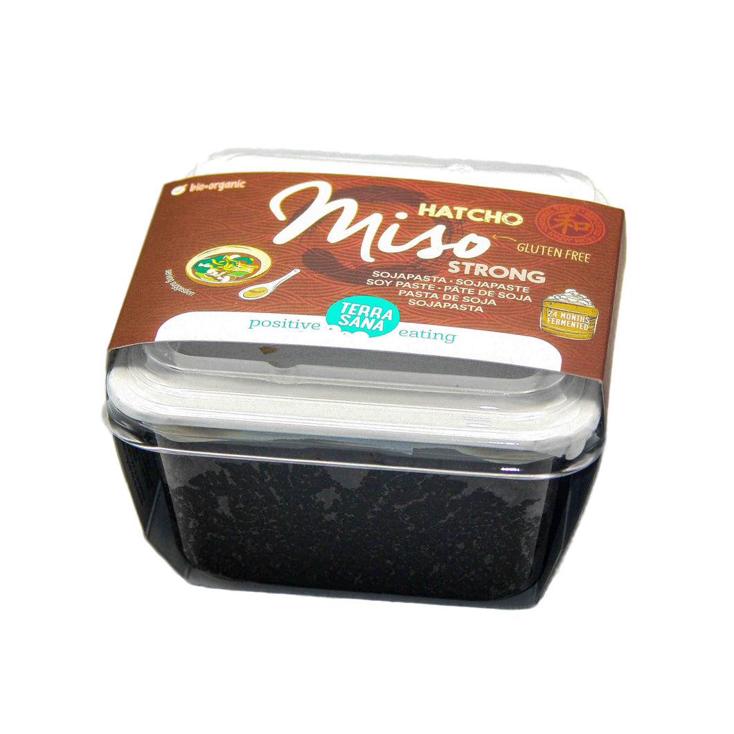 Schwarze Miso (Hatcho Miso) von einer 1337 gegründeten Miso-Brauerei