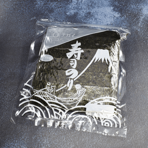 Nori-Algenblätter für Sushi Premium silber ganz